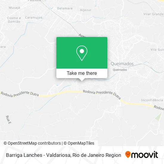 Barriga Lanches - Valdariosa map