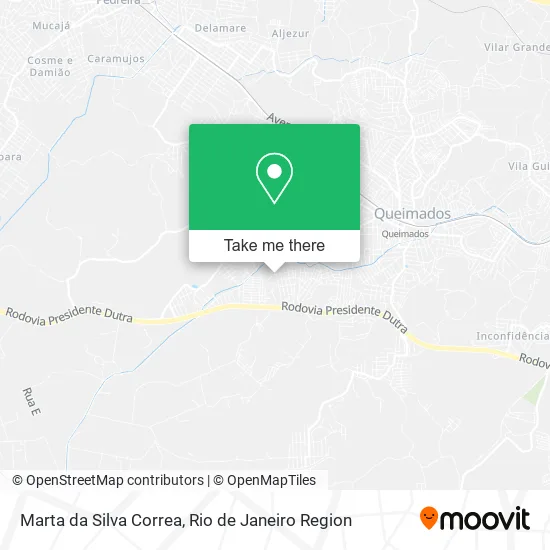 Marta da Silva Correa map
