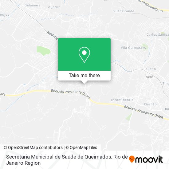 Secretaria Municipal de Saúde de Queimados map