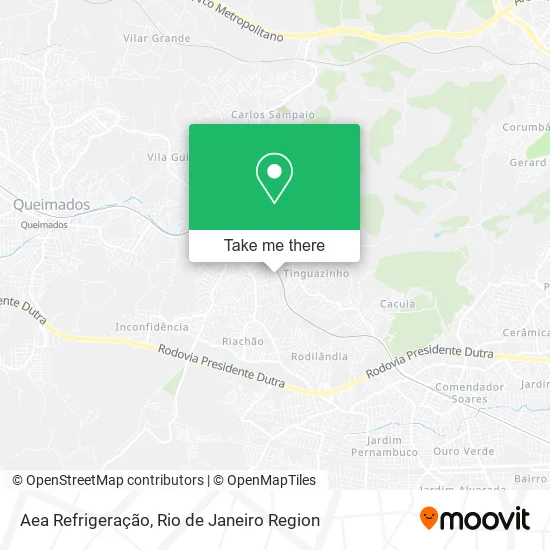 Aea Refrigeração map
