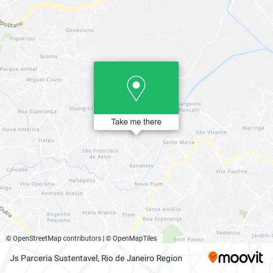 Js Parceria Sustentavel map