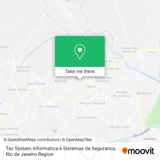 Mapa Tec System Informatica e Sistemas de Seguranca