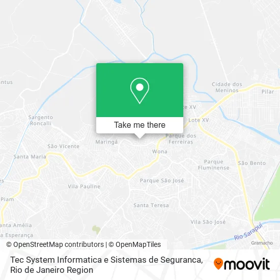 Tec System Informatica e Sistemas de Seguranca map