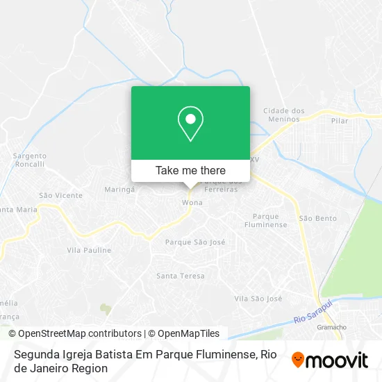 Segunda Igreja Batista Em Parque Fluminense map