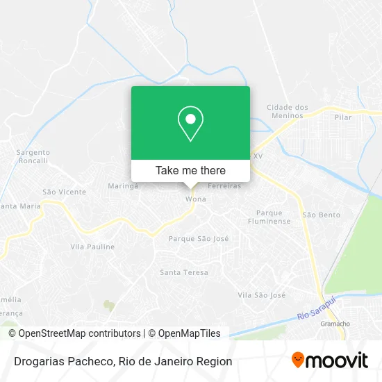 Drogarias Pacheco map