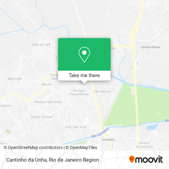 Cantinho da Unha map