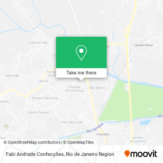 Fabi Andrade Confecções map