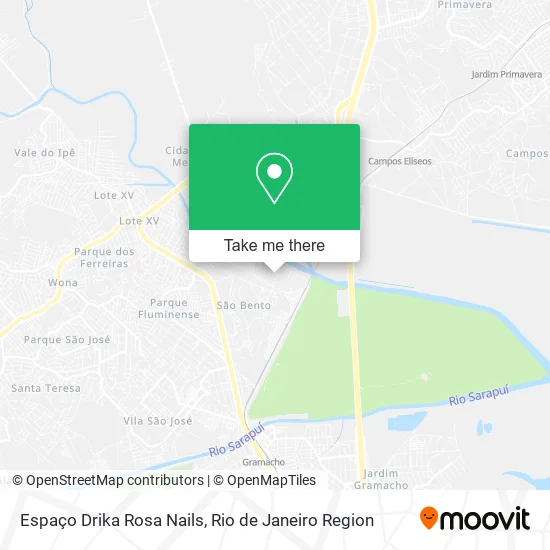 Espaço Drika Rosa Nails map