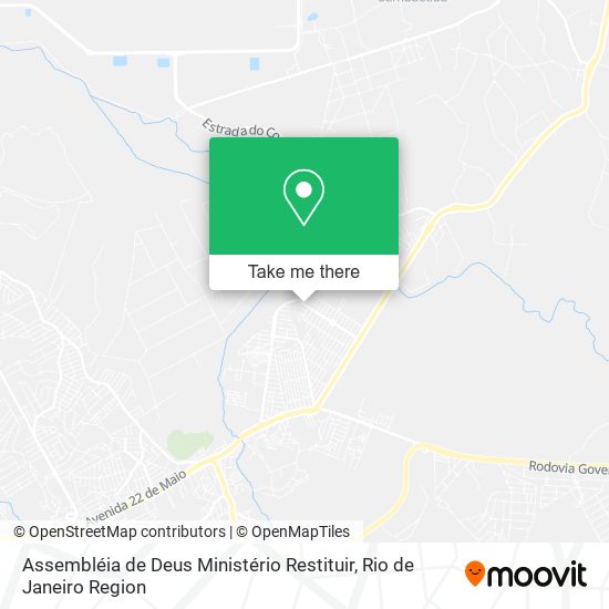Assembléia de Deus Ministério Restituir map