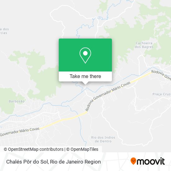 Chalés Pôr do Sol map