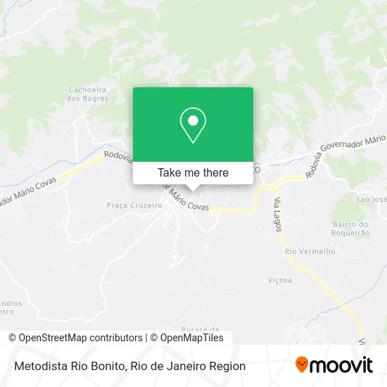 Metodista Rio Bonito map