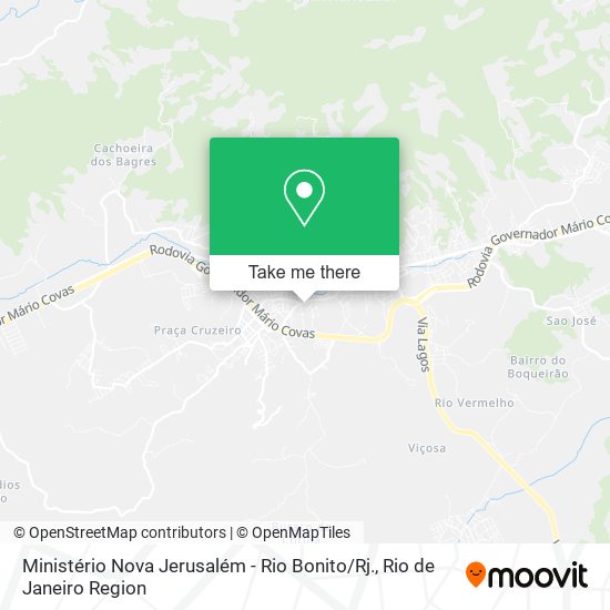 Ministério Nova Jerusalém - Rio Bonito / Rj. map