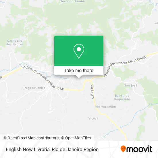 English Now Livraria map