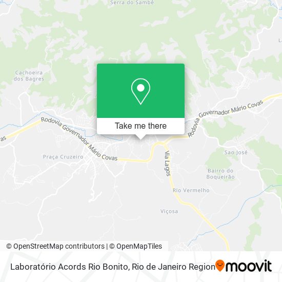 Laboratório Acords Rio Bonito map