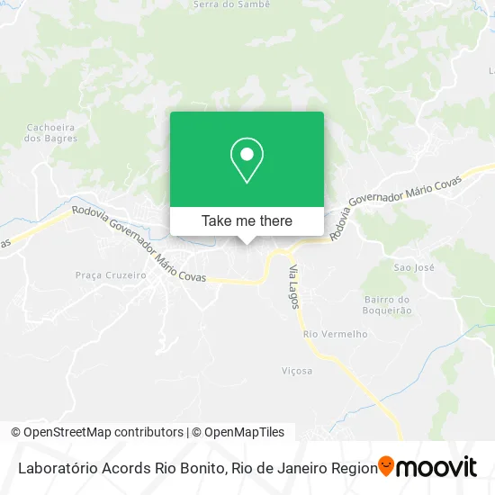 Laboratório Acords Rio Bonito map