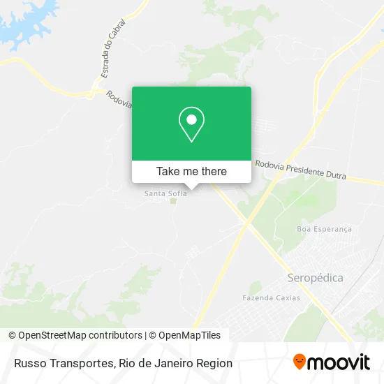Russo Transportes map