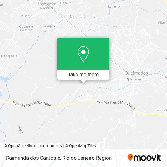 Raimunda dos Santos e map