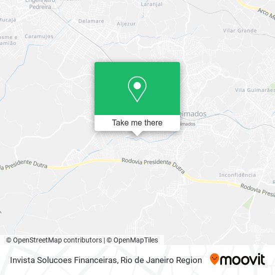 Invista Solucoes Financeiras map