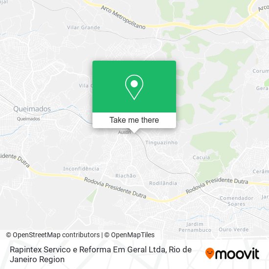 Rapintex Servico e Reforma Em Geral Ltda map