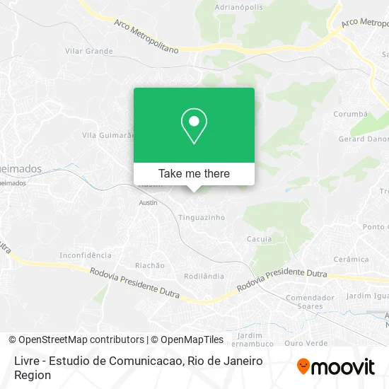 Livre - Estudio de Comunicacao map