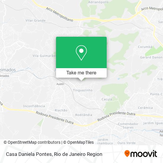 Casa Daniela Pontes map