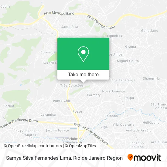 Samya Silva Fernandes Lima map