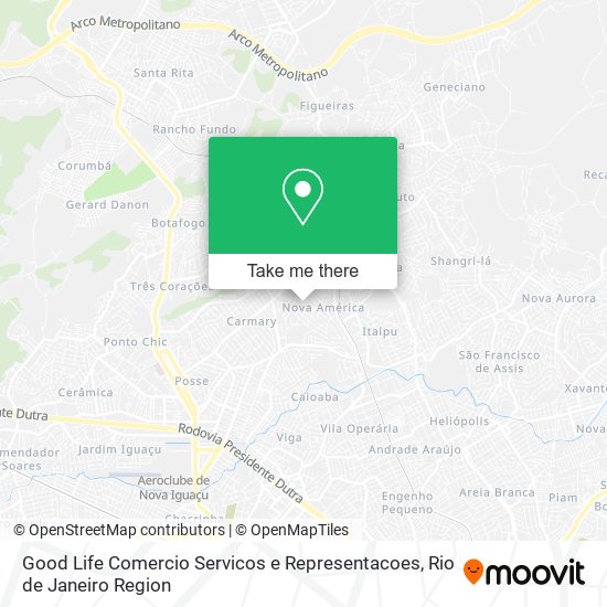 Good Life Comercio Servicos e Representacoes map