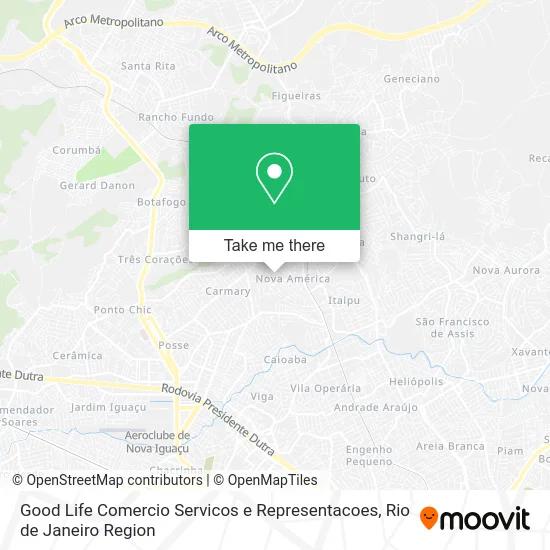 Good Life Comercio Servicos e Representacoes map