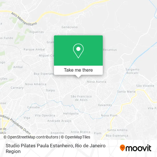 Studio Pilates Paula Estanheiro map