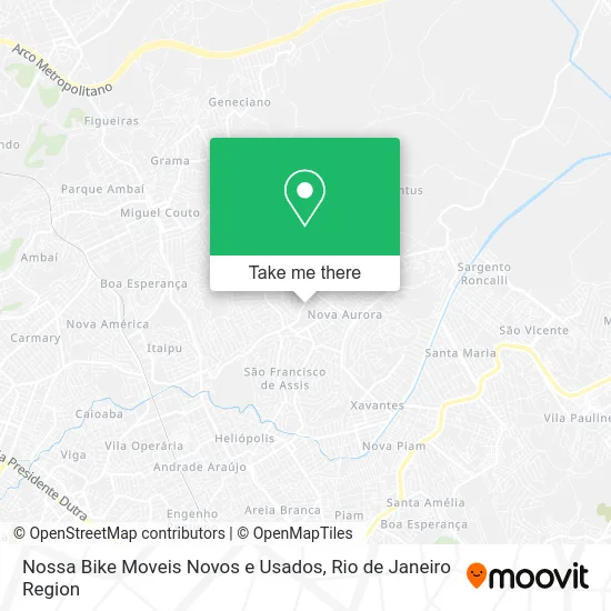 Nossa Bike Moveis Novos e Usados map