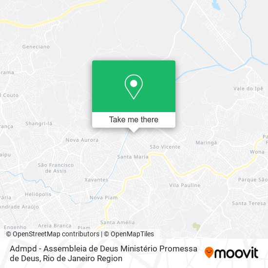 Mapa Admpd - Assembleia de Deus Ministério Promessa de Deus