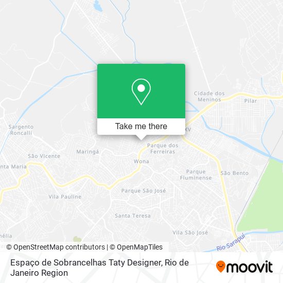 Mapa Espaço de Sobrancelhas Taty Designer