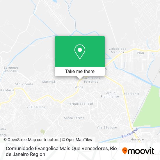 Comunidade Evangélica Mais Que Vencedores map