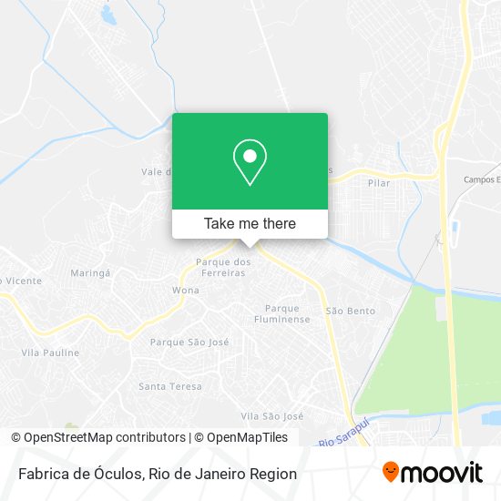 Fabrica de Óculos map