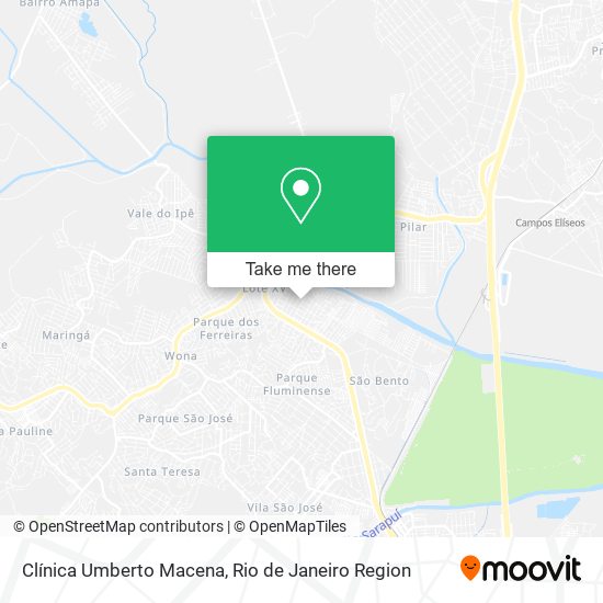 Clínica Umberto Macena map