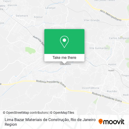 Lima Bazar Materiais de Construção map