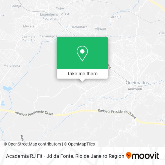 Academia RJ Fit - Jd da Fonte map