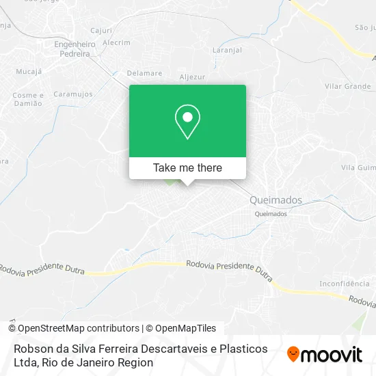Robson da Silva Ferreira Descartaveis e Plasticos Ltda map