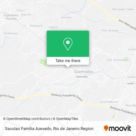 Sacolao Familia Azevedo map