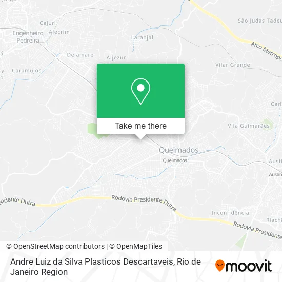 Andre Luiz da Silva Plasticos Descartaveis map