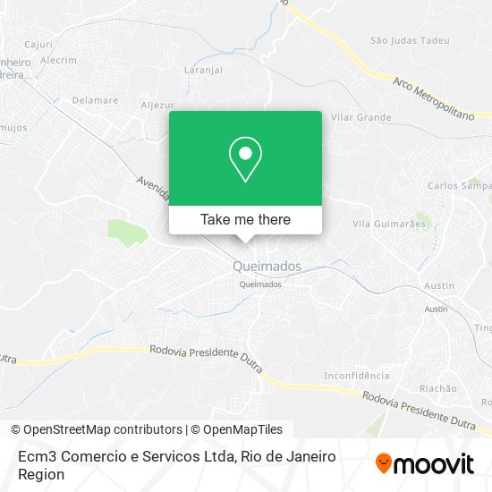 Ecm3 Comercio e Servicos Ltda map