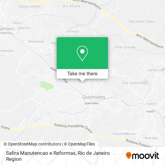 Mapa Safira Manutencao e Reformas