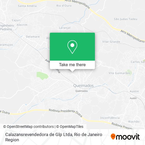 Calazansrevendedora de Glp Ltda map