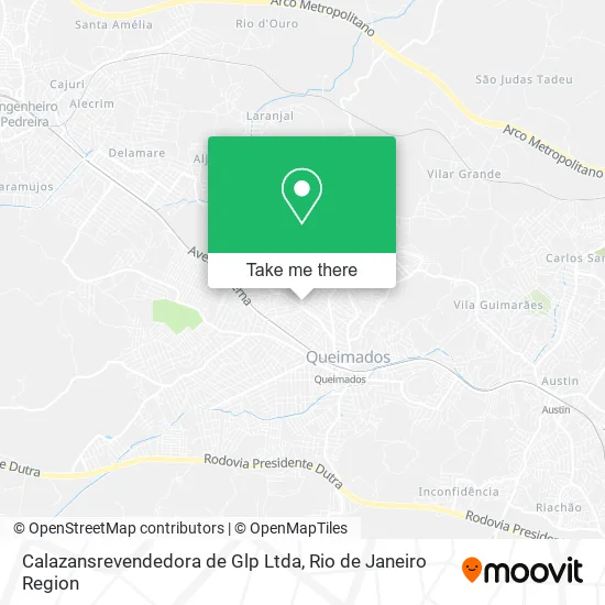 Calazansrevendedora de Glp Ltda map