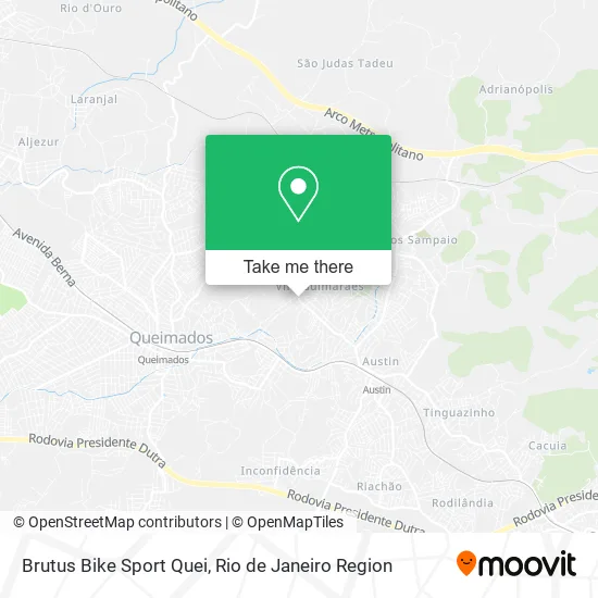 Brutus Bike Sport Quei map