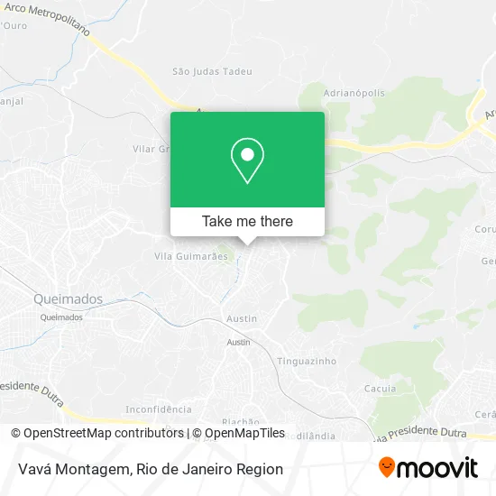 Vavá Montagem map
