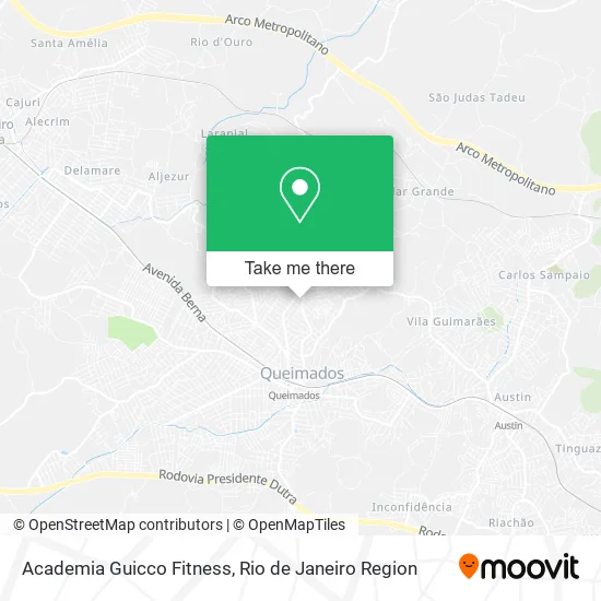 Academia Guicco Fitness map