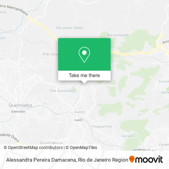 Alessandra Pereira Damacena map