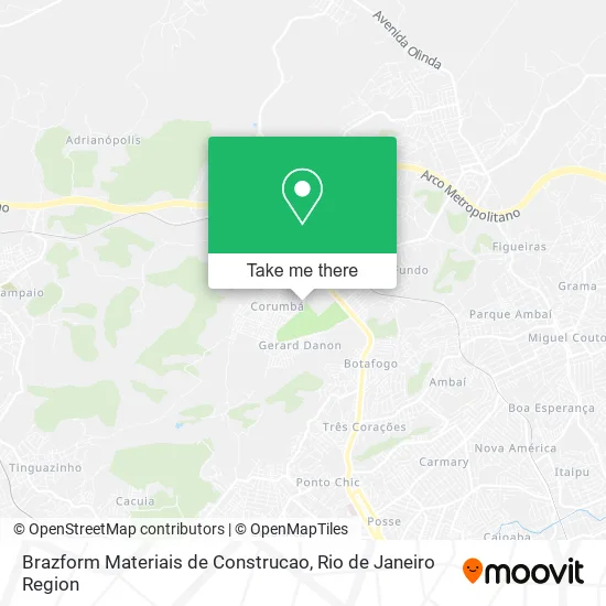 Brazform Materiais de Construcao map