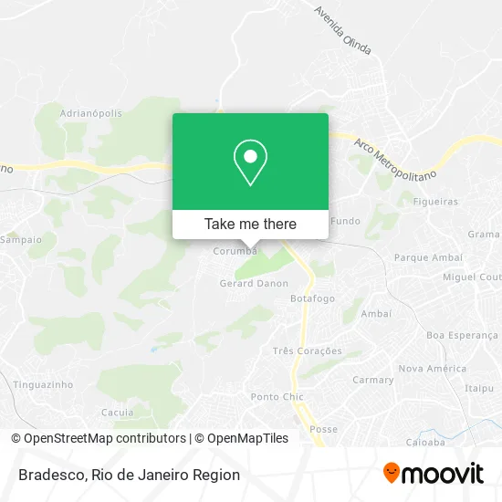 Bradesco map